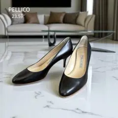 PELLICO ペリーコ パンプス （23.5㌢） ブラック アーモンドトゥ