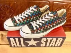 ★希少レア!コンバース オールスター チェック ラメ 復刻 デッド 255★