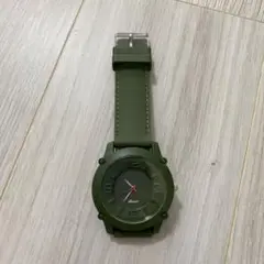 Hmmm!? シリコンウォッチ カーキ 0844