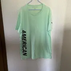 AMERICAN EAGLE ミントグリーン Tシャツ L