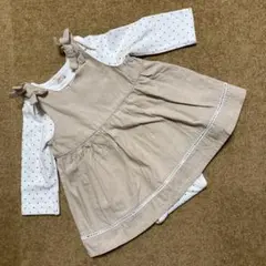 プティマイン　ジャンパースカート　ロンパース　セット80cm