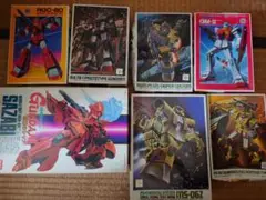 旧キット　ガンプラ6個セット Sazabi α-AZIERU Re-GZ 他 1/144 リ・ガズィ【Re-GZ】-ガンプラ旧キット資料館～ GUNPLA