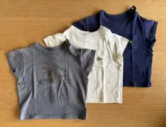 UNIQLO 恐竜プリント Tシャツ 3枚セット サイズ80