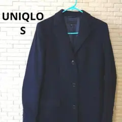ユニクロ UNIQLO ウール カシミヤ チェスターコート S