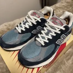 New Balance M990 TE3 V3 青/グレー new balance M990 V3 