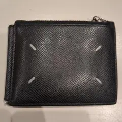 Maison Margiela 黒 レザー マネークリップ