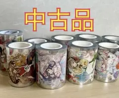 【中古品】人物 海外 マスキングテープ PETテープ 女の子中心 9点セット