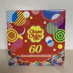 チュッパチャプス カラーイラストマーカーペン 60色入り