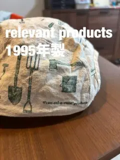 【relevant products】1995年製　キャップ　着画あり