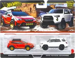 HW カーカルチャー 2パック スバル クロストレック : トヨタ 4ランナー