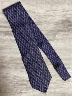 HERMES エルメス ネクタイ 紫ピンクブルー シルク