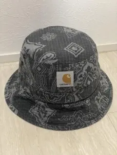 カーハート　Carhartt バケットハット　帽子　グレー