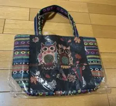 【新品】トートバッグ （ふくろう）