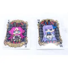 ワダアルコ展 ランダムトランプ風クリアカード ドレイク/メルトリリス 2点セット