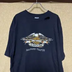 00s HARLEY DAVIDSON ハーレーT 黒 XXL