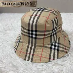 ☆極美品☆ Burberry リバーシブル ノバチェック バケットハット