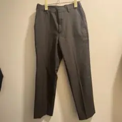 UNIQLO ユニクロレギュラーフィットテーパードパンツ グレー 76