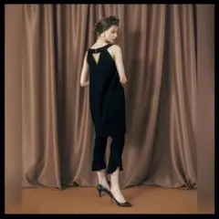 LOULOU WILLOUGHBY ダブルクロスコクーンワンピース　アルアバイル