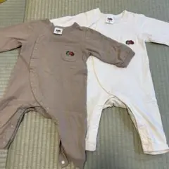FRUIT OF THE LOOM ロンパース 80サイズ 2点セット