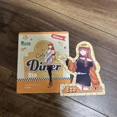 ダイナーえとさんのマグネットと2ビジュのえとさんのマグネットセットです