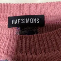 RAF SIMONS メンズ ss ニットセーター XS ピンク新品未使用タグ付