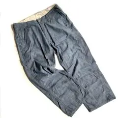 激レア ビームス BEAMS ダンガリー クロップ丈 クロップドパンツ