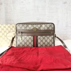 【美品】OLD GUCCI グッチ シェリーライン ショルダーバッグ