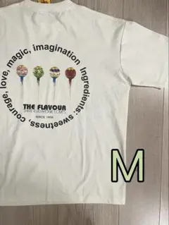 チュッパチャプス Tシャツ 半袖 ロゴ刺繍 ホワイト M