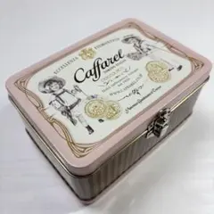 カファレル Caffarel 空き缶 空き箱 お菓子 チョコレート ストライプ