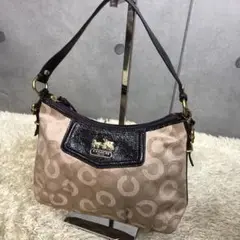 コーチ ワンショルダーバッグ ナイロン エナメル