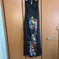 【値下げ】新品タグ付き　デシグアル　ホルターワンピースL黒
