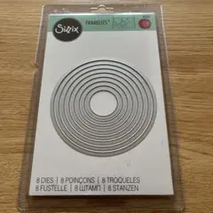 Sizzix Framelits 8枚円形ダイセット