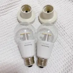 Panasonic 電球 LDA8L/C/W 2つセット 変換器付き