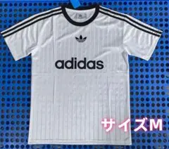 adidas ホワイト スポーツ・カジュアル 上着 丸首 M 男女共通 27
