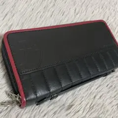 CASTELBAJAC オーガナイザー ダブルジップ ブラック 大容量