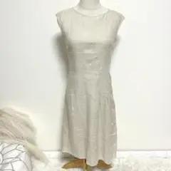 k.t kiyoko takase リネンワンピース ベージュ Mサイズ 麻