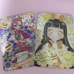 ひみつのアイプリ　つむぎ　サイン　2枚セット