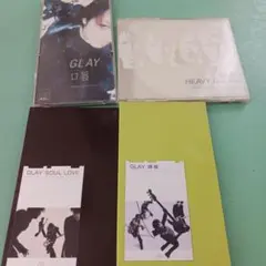 GLAY 唇・ソウルラブ・誘惑　HEAVY GAUGE （アルバム・割れあり）