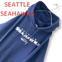 【レア】海外チーム刺繍デザイン ロゴプルオーバーパーカー NFL NHL XL
