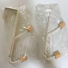 ホワイトタオル掛け 2個セット