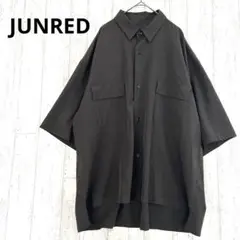 ジュンレッド JUNRED 胸ポケット シャツ【L】カットソー 無地 ゆったり