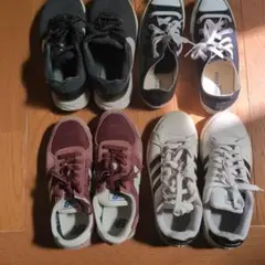 レディース23センチスニーカー4足セット New Balance他