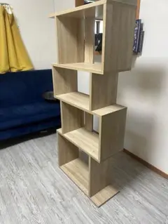 ナチュラルウッドオープンシェルフ
