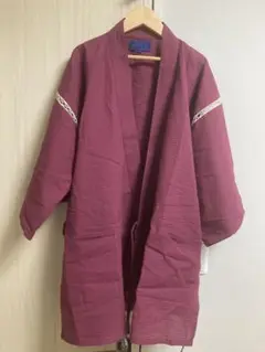 【希少　未使用に近い】甚平　和びさ美　赤紫