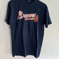 MLBアトランタブレーブス ユニフォーム Tシャツ L ネイビー