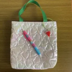 5点目100円♡新作♡新品♡ハンドメイド♡オーロラハートシリーズバック＆ペン