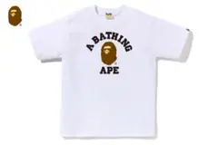 A BATHING APE ロゴ Tシャツ ホワイト Mサイズ