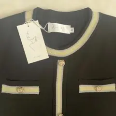 Kait M. ブラックドレス ミディ丈