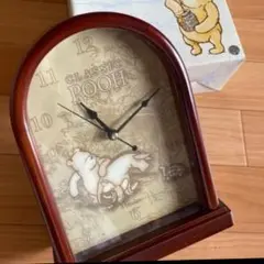 新品　CLASSIC POOH 置時計　クラシックプー くまのプーさん