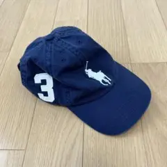 ポロラルフローレン　紺色　キャップ帽　こども